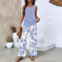 Load image into Gallery viewer, Women's 3D Print Two-Piece Vest &amp; Pants Set – 12 Prints S–5XL
