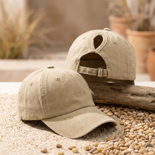 Load image into Gallery viewer, Cotton Ponytail Baseball Cap
