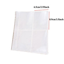 Load image into Gallery viewer, 40/80 Pockets PVC Card Holder Photo Album Pages Album Pages Card Sleeves Storage Photo Holder Transparent 3/5 inch Album Page ScrapbookAnniversary Gift For Couple
