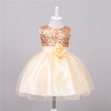 Load image into Gallery viewer, Baby Sequin Dress Flower Girl Wedding Princess Dress
