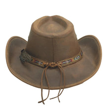 Load image into Gallery viewer, Bullhide Roswell - Leather Outback Hat
