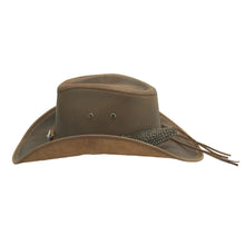 Load image into Gallery viewer, Bullhide Roswell - Leather Outback Hat
