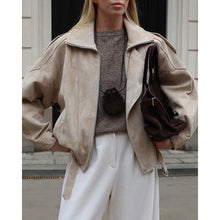 Load image into Gallery viewer, Women's Casual Zip Up Jacket
