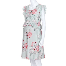 Load image into Gallery viewer, Casual Flower Print Sleeveless Maternity Dress - # BAGE211510108-PRG
