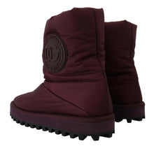 Load image into Gallery viewer, Dolce &amp; Gabbana Bordeaux Nylon Boots Padded Mid Shoes
