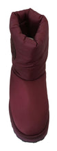 Load image into Gallery viewer, Dolce &amp; Gabbana Bordeaux Nylon Boots Padded Mid Shoes
