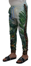Load image into Gallery viewer, Dolce &amp; Gabbana White Floral Printed Men Jogger Pants
