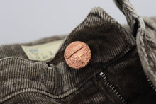 Load image into Gallery viewer, Acht Gray Washed Cotton Corduroy Slim Fit Men Jeans
