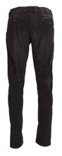 Load image into Gallery viewer, Acht Brown Cotton Straight Fit Men Casual Pants

