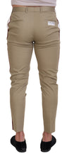 Load image into Gallery viewer, Dolce &amp; Gabbana White Brown Slim Fit Chino Pants
