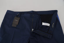 Load image into Gallery viewer, Dolce &amp; Gabbana Blue Cotton Men Cropped Pants
