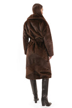 Load image into Gallery viewer, Faux Mink Effect Fur Coat
