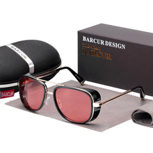Load image into Gallery viewer, Tortoise Sunglasses  Steampunk Luxury Modern Futurystic Sunglasses For Woman and  Men Mirrored Brown Gradient Sunglasses FASHION Design With UV400 Protection
