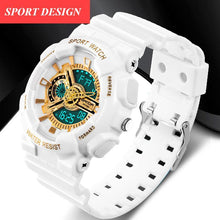 Load image into Gallery viewer, NEW Fashion Unisex Men adn Woman LED Digital Analog Watch With Multi-function And Waterproof 30M In Military Sports Watch Style
