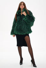 Load image into Gallery viewer, Reversible Genuine Silver Fox  Down Fill Coat
