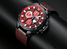 Load image into Gallery viewer, Men's Casual Waterproof Watch With Chronometers And Fluorescent Hands Excellent Design Perfect Gift

