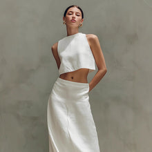 Load image into Gallery viewer, Women's Sleeveless Slimming Maxi Dress Two-Piece Set

