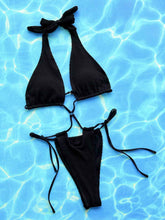 Load image into Gallery viewer, Halter Neck Side Tie : One-Piece Swimsuit
