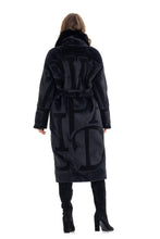 Load image into Gallery viewer, Maru Wool Blend Intarsia Winter Coat
