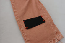 Load image into Gallery viewer, Acht Pink Mid Waist Slim Fit Women Casual Pants
