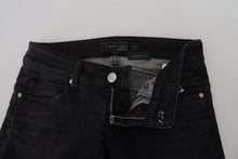 Load image into Gallery viewer, Acht Black Cotton Low Waist Slim Fit Women Casual Denim Jeans
