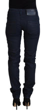 Load image into Gallery viewer, Acht Blue Cotton Low Waist Slim Fit Women Casual Denim Jeans
