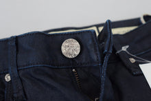 Load image into Gallery viewer, Acht Blue Cotton Low Waist Slim Fit Women Casual Denim Jeans
