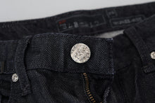 Load image into Gallery viewer, Acht Black Cotton Low Waist Slim Fit Women Casual Denim Jeans
