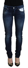 Load image into Gallery viewer, Acht Blue Cotton Low Waist Slim Fit Women Casual Denim Jeans
