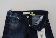 Load image into Gallery viewer, Acht Blue Cotton Low Waist Slim Fit Women Casual Denim Jeans
