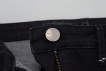 Load image into Gallery viewer, Acht Black Washed Cotton Skinny Women Casual Denim Jeans
