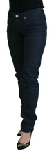 Load image into Gallery viewer, Acht Blue Cotton Skinny Low Waist Women Casual Denim Jeans
