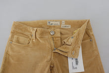 Load image into Gallery viewer, Acht Brown Cotton Corduroy Low Waist Women Casual Jeans
