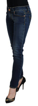 Load image into Gallery viewer, Acht Blue Cotton Low Waist Skinny Women Casual Jeans
