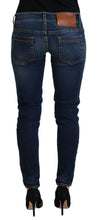 Load image into Gallery viewer, Acht Blue Cotton Low Waist Skinny Women Casual Jeans
