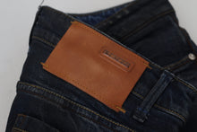 Load image into Gallery viewer, Acht Blue Cotton Low Waist Slim Fit Women Casual Jeans
