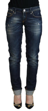 Load image into Gallery viewer, Acht Blue Cotton Slim Fit Women Casual Denim Jeans
