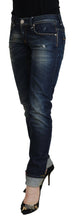 Load image into Gallery viewer, Acht Blue Cotton Slim Fit Women Casual Denim Jeans
