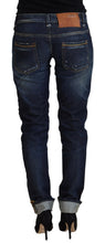 Load image into Gallery viewer, Acht Blue Cotton Slim Fit Women Casual Denim Jeans
