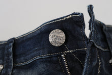 Load image into Gallery viewer, Acht Blue Washed Cotton Slim Fit Women Denim Jeans
