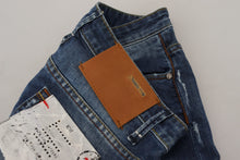 Load image into Gallery viewer, Acht Blue Washed Cotton Slim Fit Women Denim Jeans
