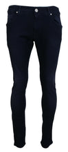 Load image into Gallery viewer, Acht Blue Cotton Tapered Slim Fit Men Casual Denim Jeans
