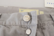 Load image into Gallery viewer, Acht Gray Cotton Straight Fit Folded Hem Casual Denim Jeans
