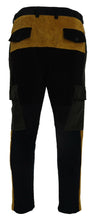 Load image into Gallery viewer, Dolce &amp; Gabbana Black Yellow Cotton Men Pants
