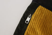 Load image into Gallery viewer, Dolce &amp; Gabbana Black Yellow Cotton Men Pants
