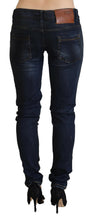 Load image into Gallery viewer, Acht Blue Low Waist Slim Fit Women Denim Jeans
