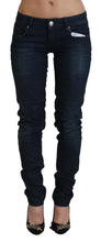 Load image into Gallery viewer, Acht Blue Low Waist Slim Fit Women Denim Jeans
