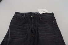 Load image into Gallery viewer, Acht Black Washed Low Waist Slim Fit Cotton Denim Jeans
