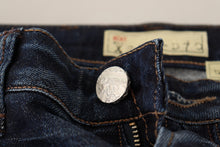 Load image into Gallery viewer, Acht Blue Washed Cotton Low Waist Skinny Denim Jeans
