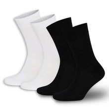 Load image into Gallery viewer, Men’s &amp; Women’s Bamboo Diabetic Crew Socks 4-Pack
